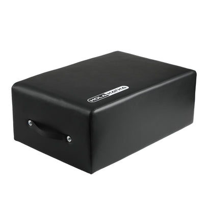 HolaHatha Wooden Pilates Sitting Box, Portable, 24" x 15.8" x 9" (Open Box) - VMInnovations