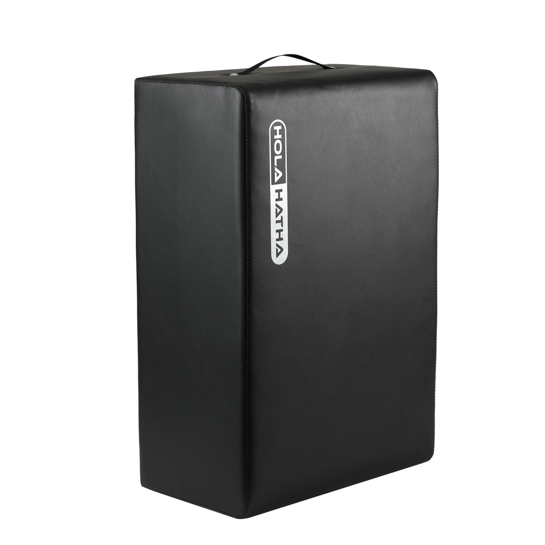 HolaHatha Wooden Pilates Sitting Box, Portable, 24" x 15.8" x 9" (Open Box)