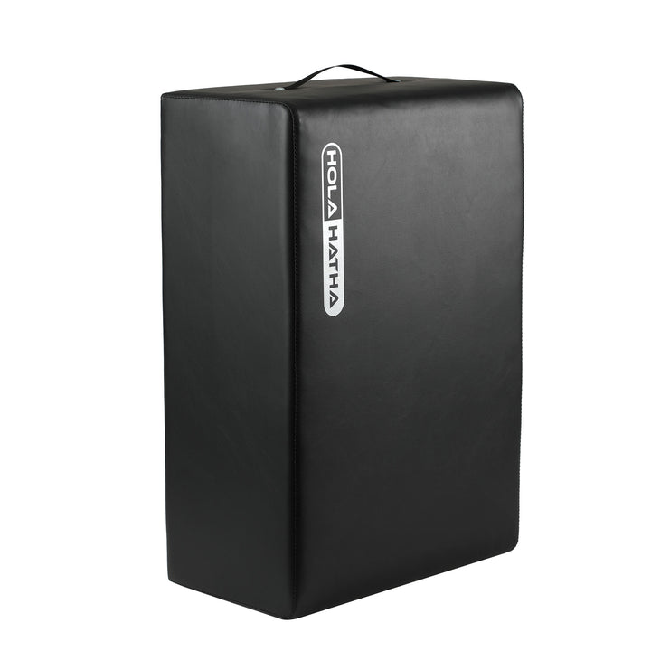 HolaHatha Wooden Pilates Sitting Box, Portable, 24" x 15.8" x 9" (Open Box)