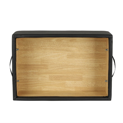 HolaHatha Wooden Pilates Sitting Box, Portable, 24" x 15.8" x 9" (Open Box) - VMInnovations