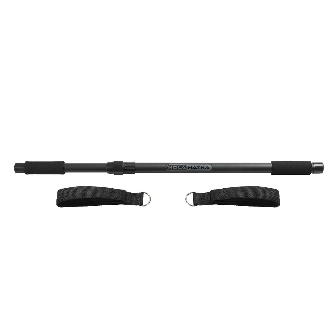 HolaHatha Wooden Pilates Sitting Box, Portable, 24" x 15.8" x 9" (Open Box)