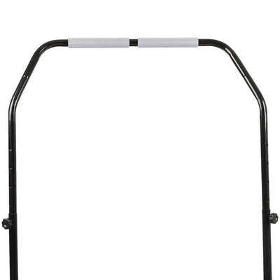 HolaHatha Foldable Fitness Trampoline w/Adjustable Handle, 40", White (Open Box) - VMInnovations