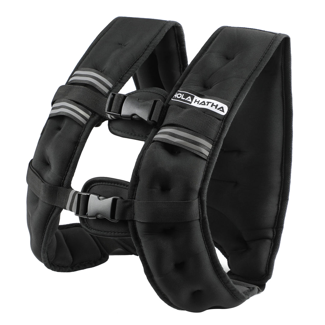 HolaHatha Weighted Running Vest w/Reflective Stripes&Elastic Straps(Open Box)
