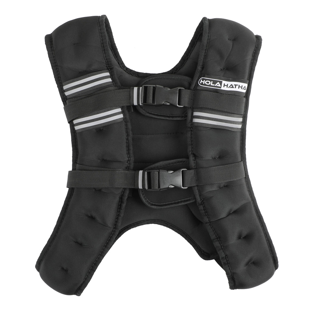 HolaHatha Weighted Running Vest w/Reflective Stripes&Elastic Straps(Open Box)