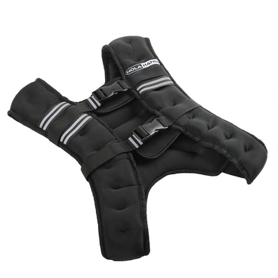 HolaHatha Weighted Vest for Running with Reflective Stripes and Elastic Straps - VMInnovations