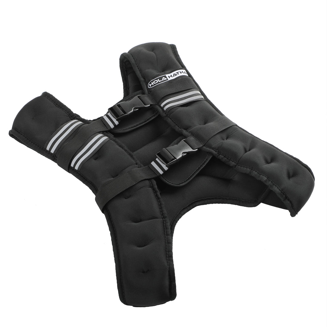 HolaHatha Weighted Running Vest w/Reflective Stripes&Elastic Straps(Open Box)