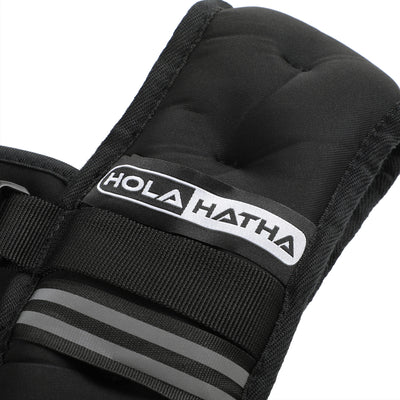 HolaHatha Weighted Vest for Running with Reflective Stripes and Elastic Straps