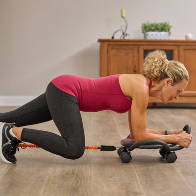 AB Dolly Core Fitness Ab Exercise Workout Equipment & Resistance Bands(Open Box) - VMInnovations