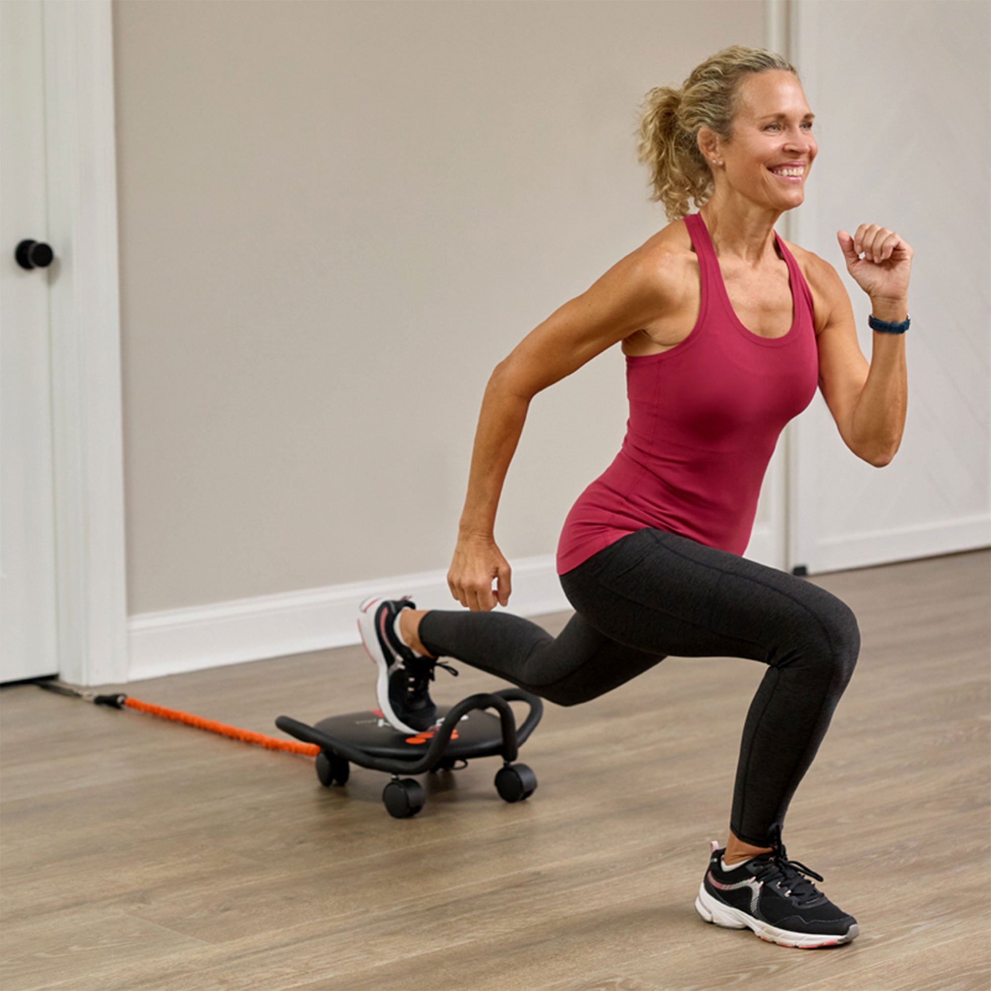 AB Dolly Core Fitness Ab Exercise Workout Equipment & Resistance Bands(Open Box) - VMInnovations