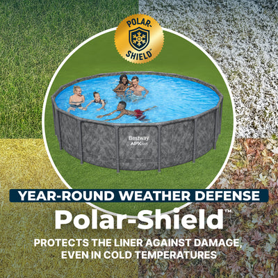 Bestway APX 365 16' x 48" Round Swimming Pool Set w/Pump & Ladder (Open Box) - VMInnovations