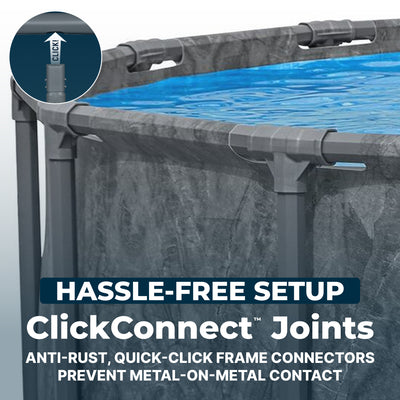 Bestway APX 365 16' x 48" Round Swimming Pool Set w/Pump & Ladder (Open Box) - VMInnovations