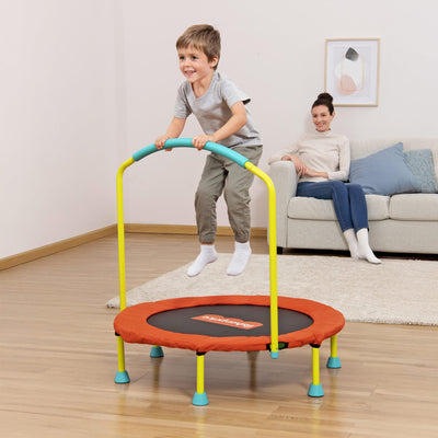 Fisher-Price WonderJump 36" Round Mini Trampoline Kids Toy, Multicolor (Used) - VMInnovations