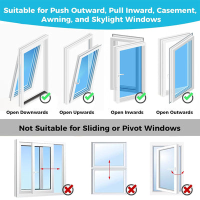 Renogy Window Seal Kit with Tape for Portable Home Air Conditioner Units, White - VMInnovations