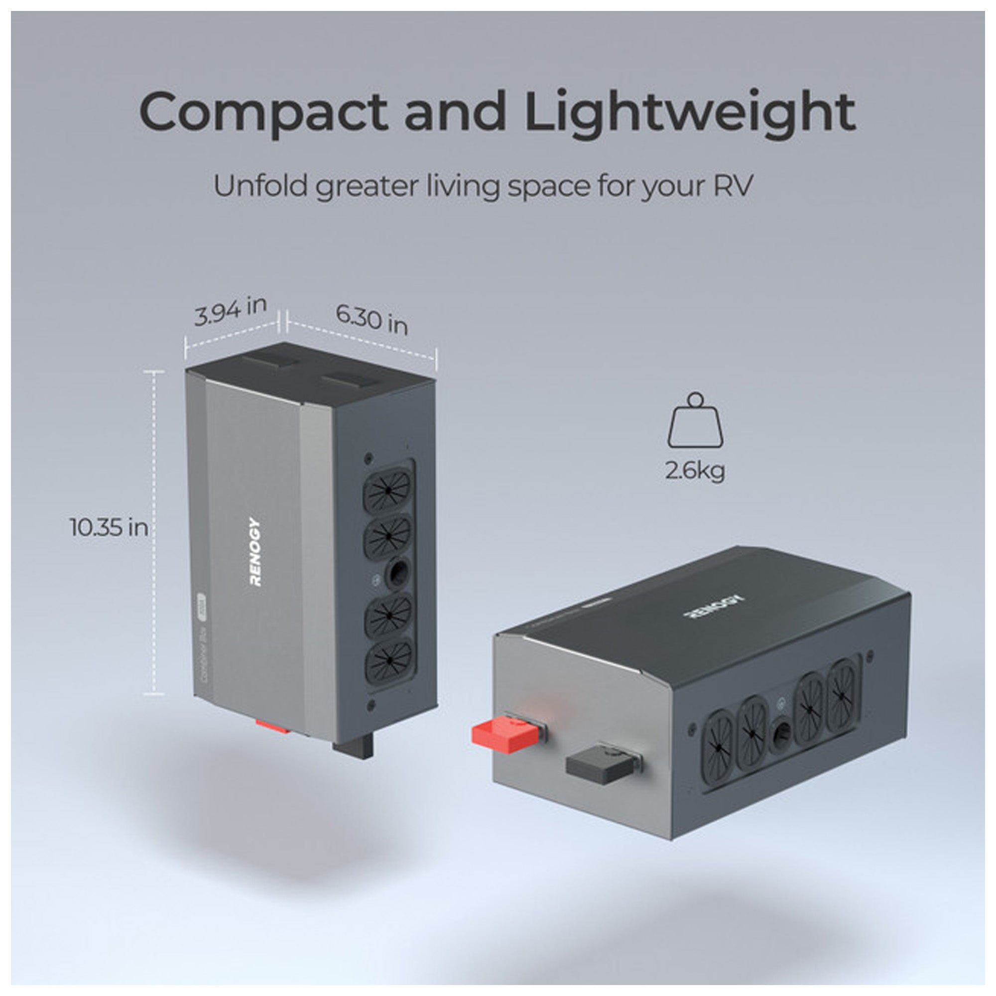 Renogy 500A Combiner Box for REGO System Solar Panels, Efficient Cable Port Hub - VMInnovations