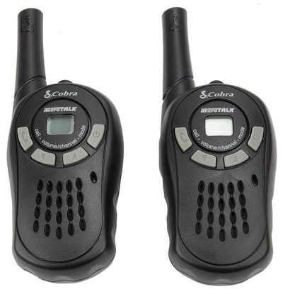 4 PAIR COBRA CX110 16 Mile Range 22 Channel FRS/GMRS Walkie Talkie 2-Way Radios