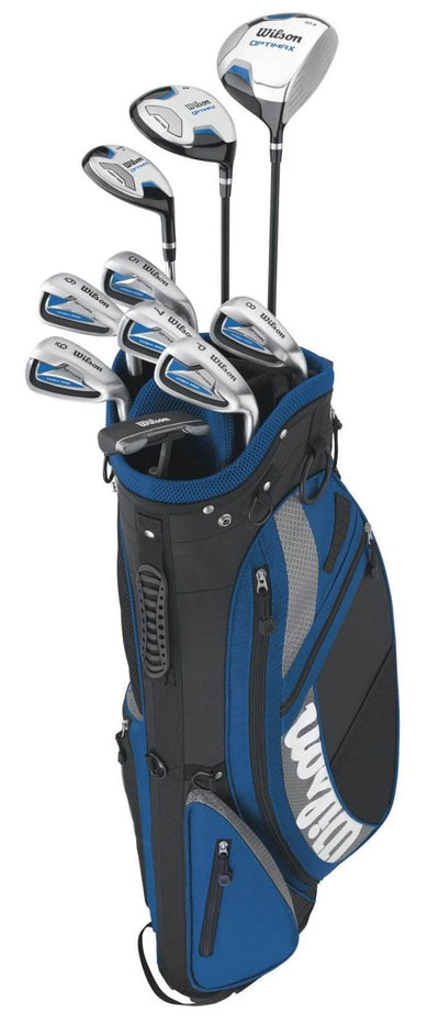 WILSON OPTIMAX Right Handed Mens Golf Club Set w/ Stand Bag - Missing Box