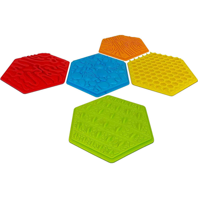 Playzone-Fit Sensory Stepping Stones Toys for Toddlers, Set of 5, Multicolor