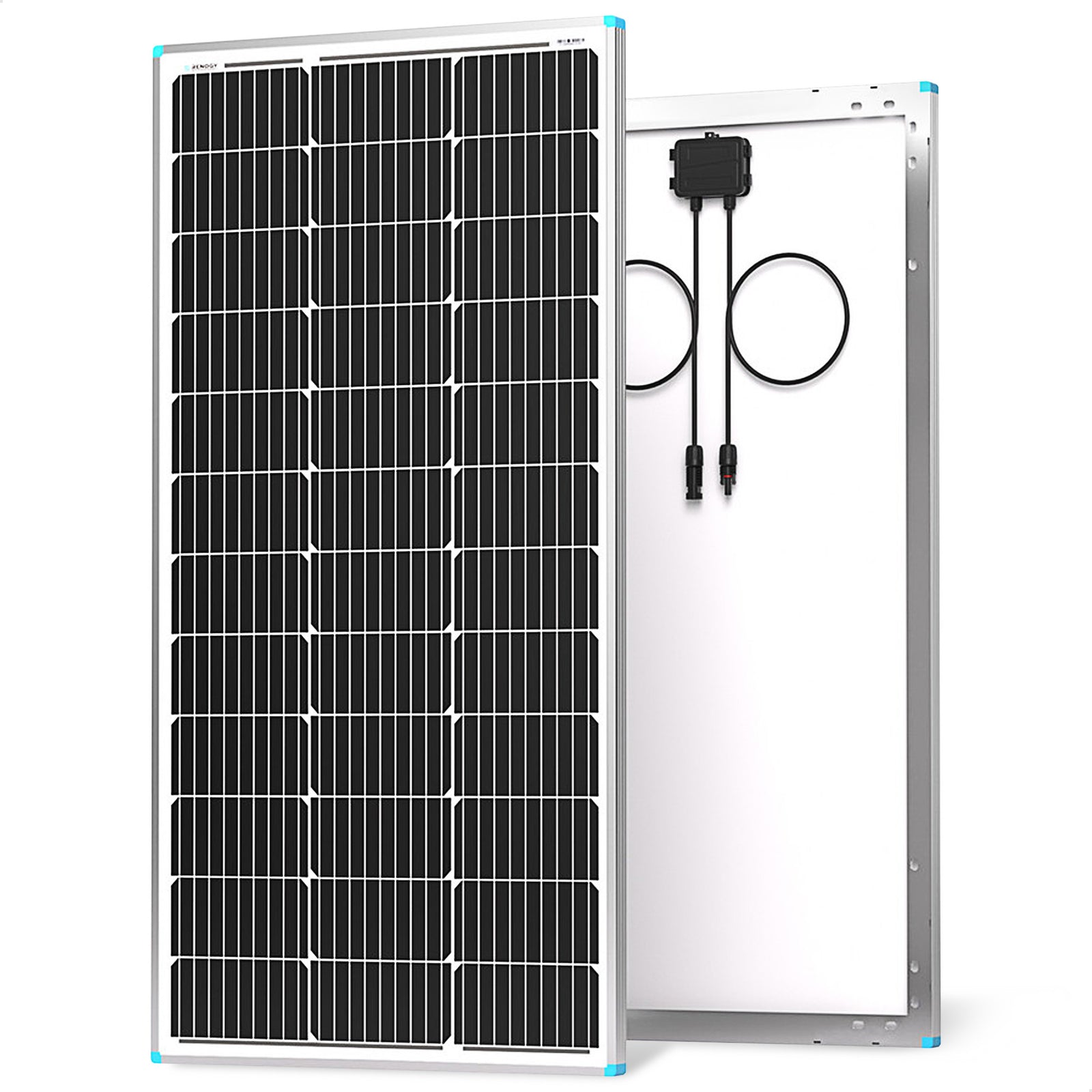 Renogy Monocrystalline Single Solar Panel for RVs, Motorhomes, & Boats, 100W - VMInnovations