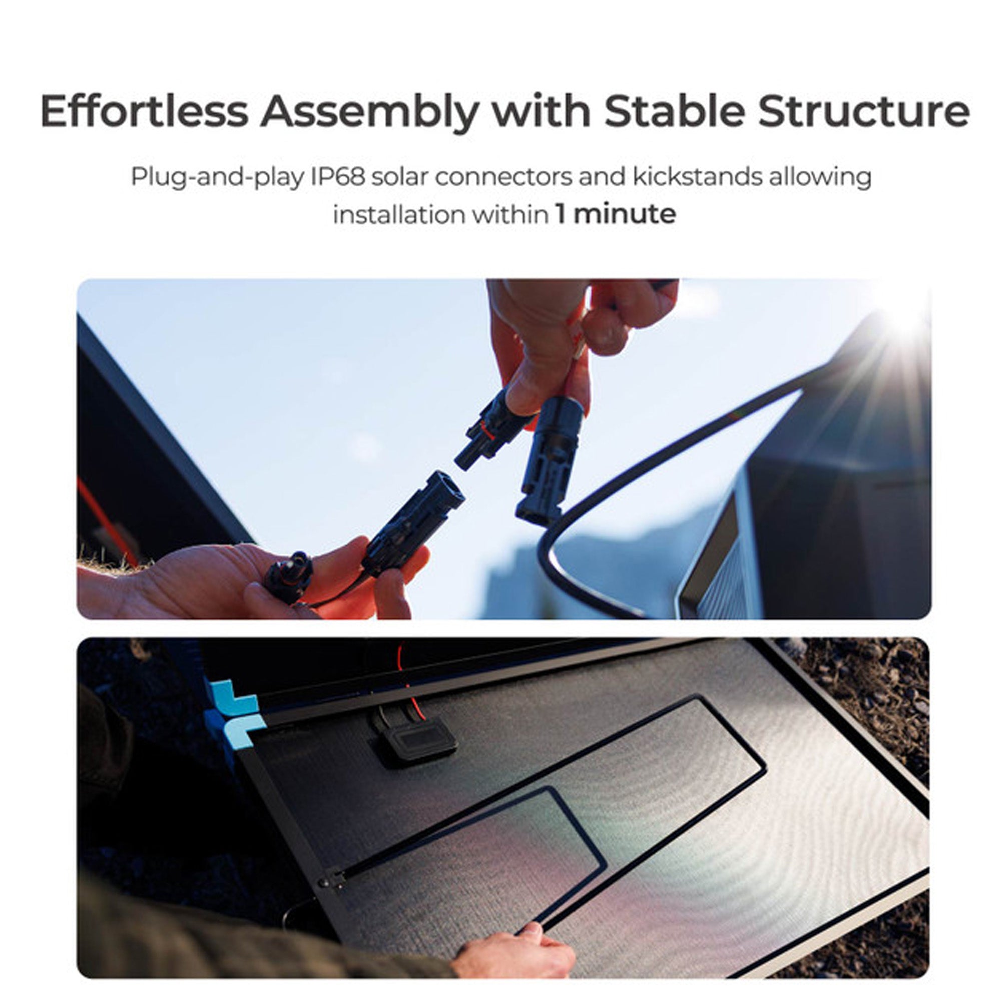 Renogy Portable Foldable Solar Panel, Suitcase Design for Camping Off Grid, 120W - VMInnovations