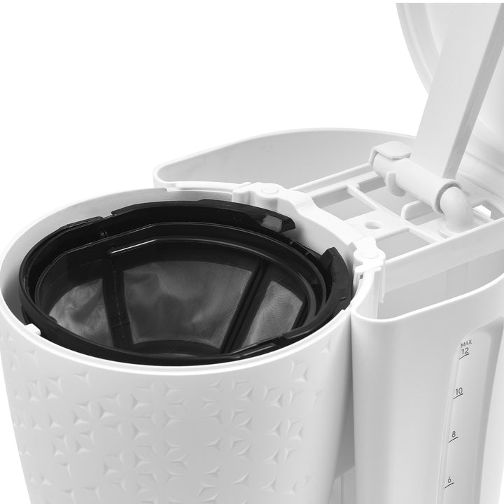 Haden Starbeck Sleek 10 Cup Drip Coffee Maker, 1.5L Tank, White (Open Box)