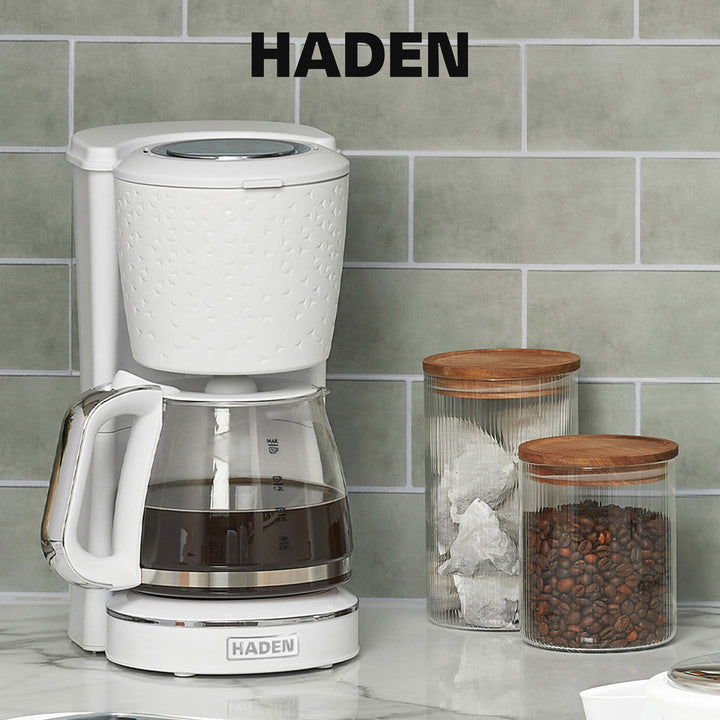 Haden Starbeck Sleek 10 Cup Drip Coffee Maker, 1.5L Tank, White (Open Box)