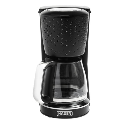 Haden Starbeck Coffee Machine, 10 Cup Automatic Coffee Maker, Black & Chrome - VMInnovations