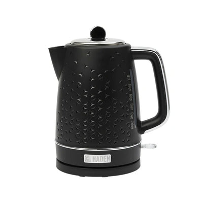 Haden Electric Kettle Textured w/Auto Shut Off & Light Indicator, Black (Used) - VMInnovations