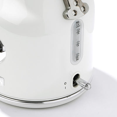 Haden Dorset 1.7 Liter Electric Water Kettle w/ 360-Degree Base, Ivory & Chrome - VMInnovations