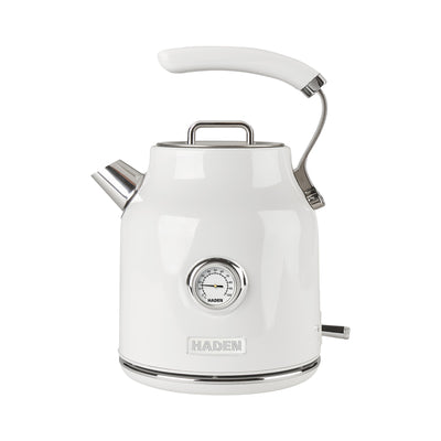 Haden Heritage 4 Slice Toaster & Dorset 1.7L Electric Water Kettle, Ivory/Chrome