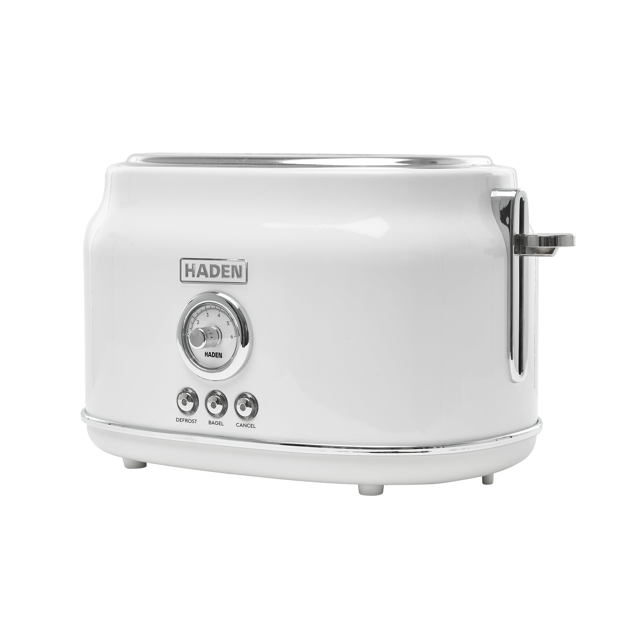 Haden Dorset 2 Slice Wide Slot Stainless Steel Toaster w/Tray, Ivory (Open Box) - VMInnovations