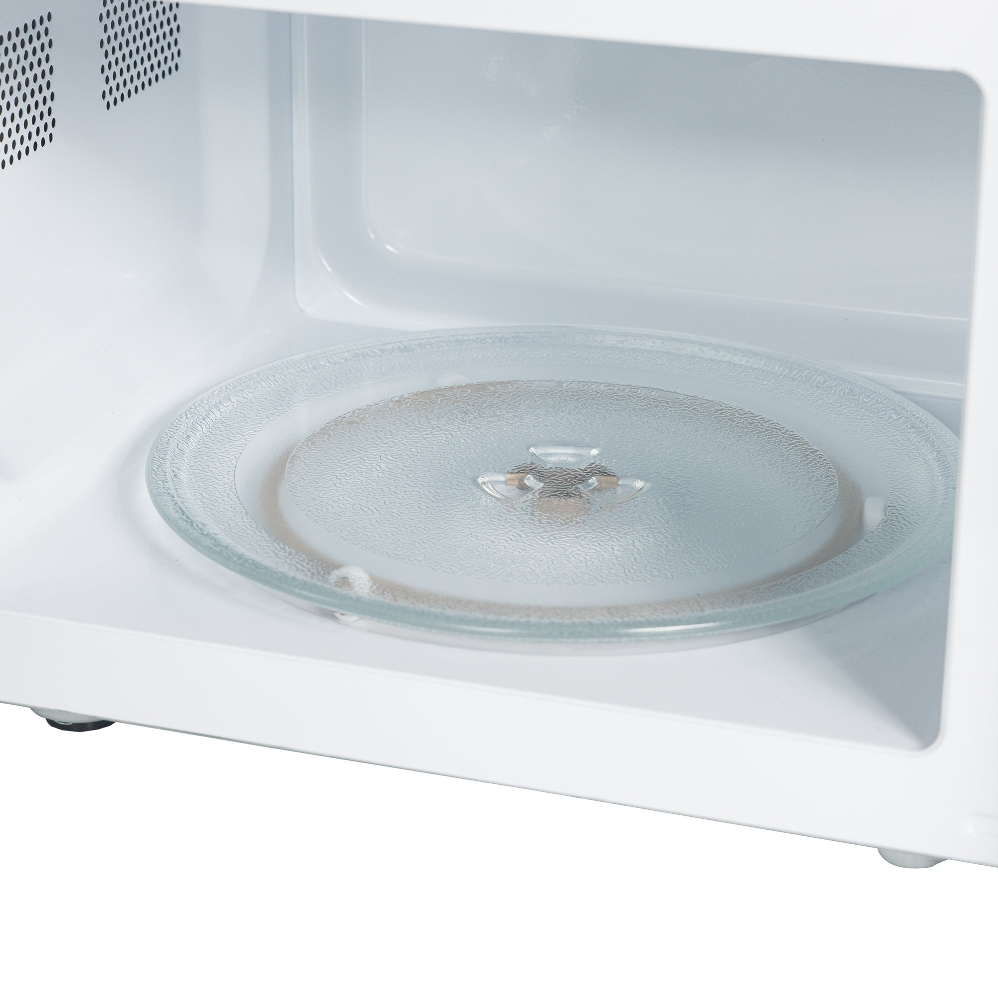 Haden 700 Watt 0.7 Cubic Foot Microwave Oven with Digital Controls, Ivory/Chrome - VMInnovations