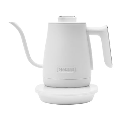 Haden Electric Tea Kettle, Gooseneck Hot Water Boiler, 0.6L Teapot, Ivory/Chrome - VMInnovations