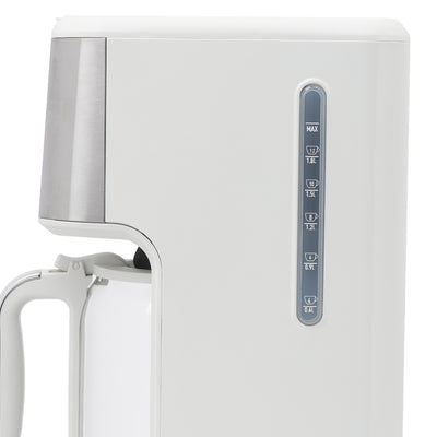 Haden Generous Brew 14 Cup Programmable Digital Coffee Maker Pot, Ivory/Chrome - VMInnovations