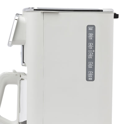 Haden Dual Brew 10 Cup Hot & Ice Programmable Digital Coffee Maker, Ivory/Chrome - VMInnovations