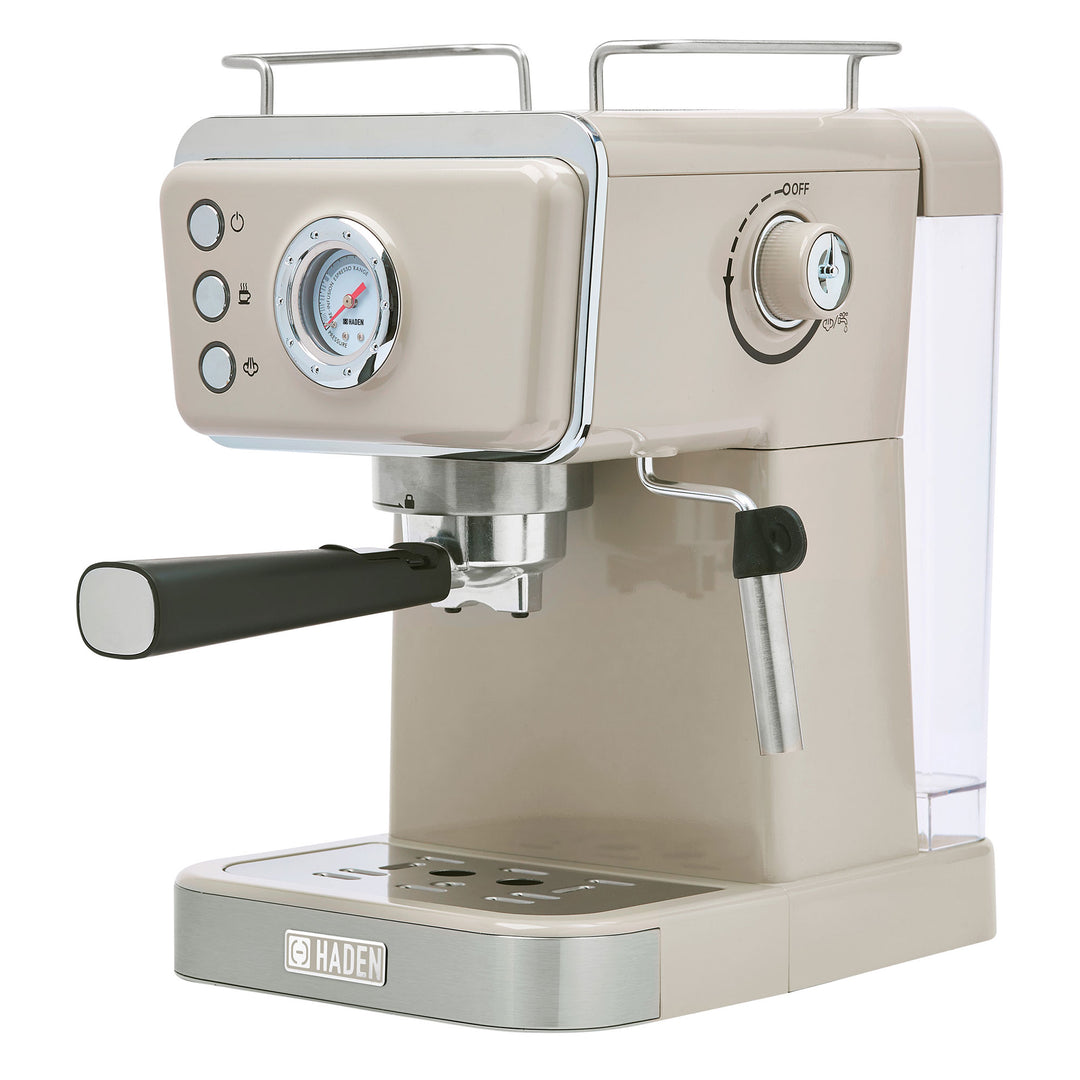 Haden Barista Brew Espresso Coffee Machine 20-Bar Espresso Maker, Putty & Copper