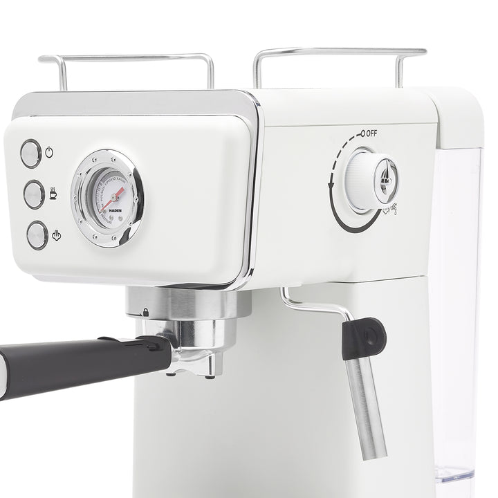 Haden Barista Brew Espresso Coffee Machine, Ivory & Copper (Open Box) - VMInnovations
