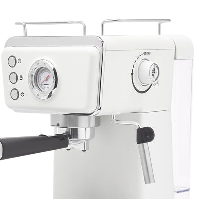 Haden Barista Brew Espresso Coffee Machine, Ivory & Copper (Open Box)