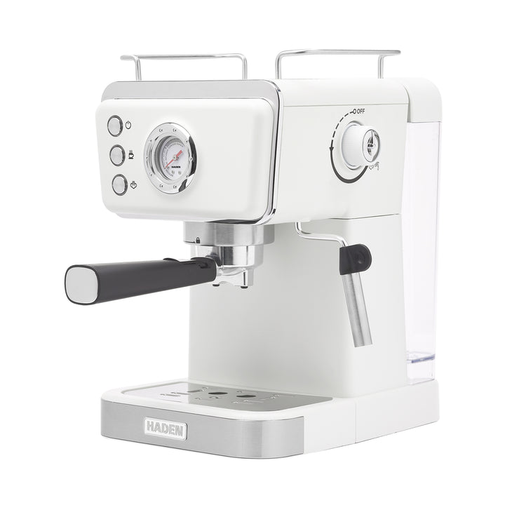Haden Barista Brew Espresso Coffee Machine, Ivory & Copper (Open Box) - VMInnovations