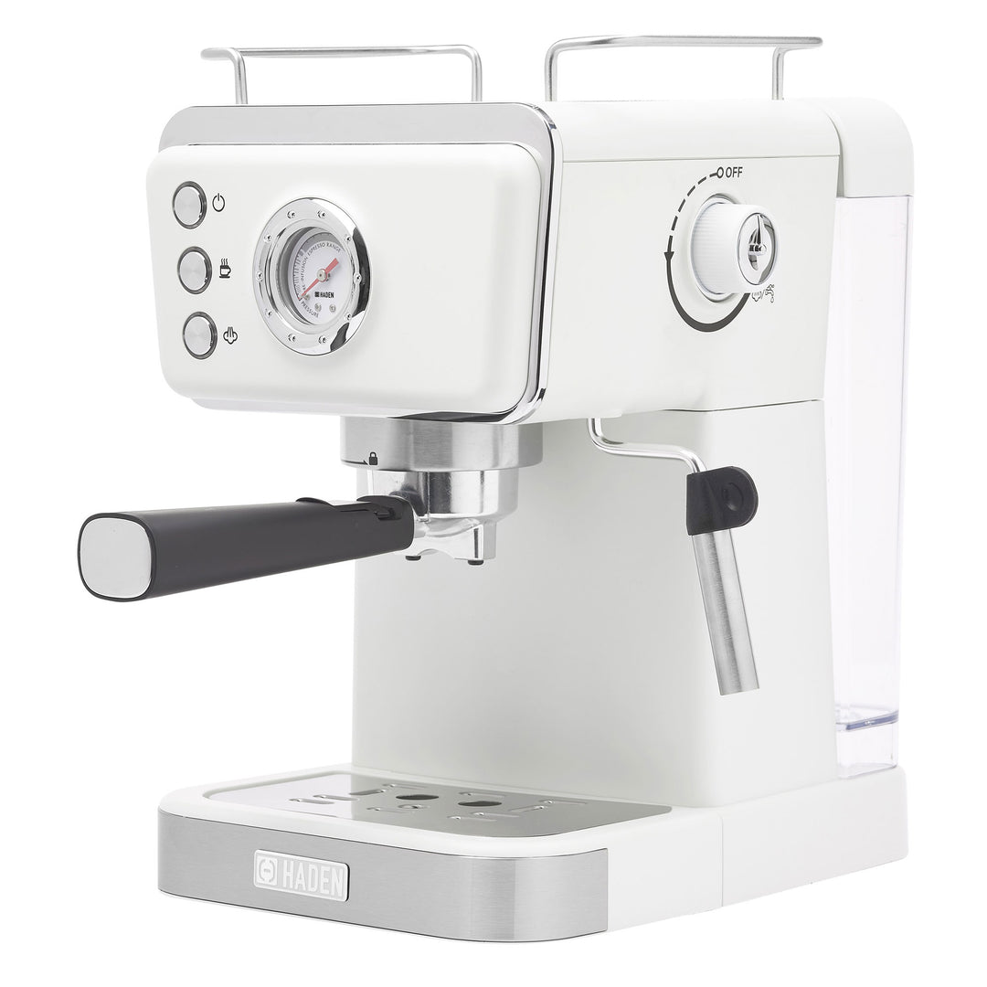 Haden Barista Brew Espresso Coffee Machine, Ivory & Copper (Open Box)