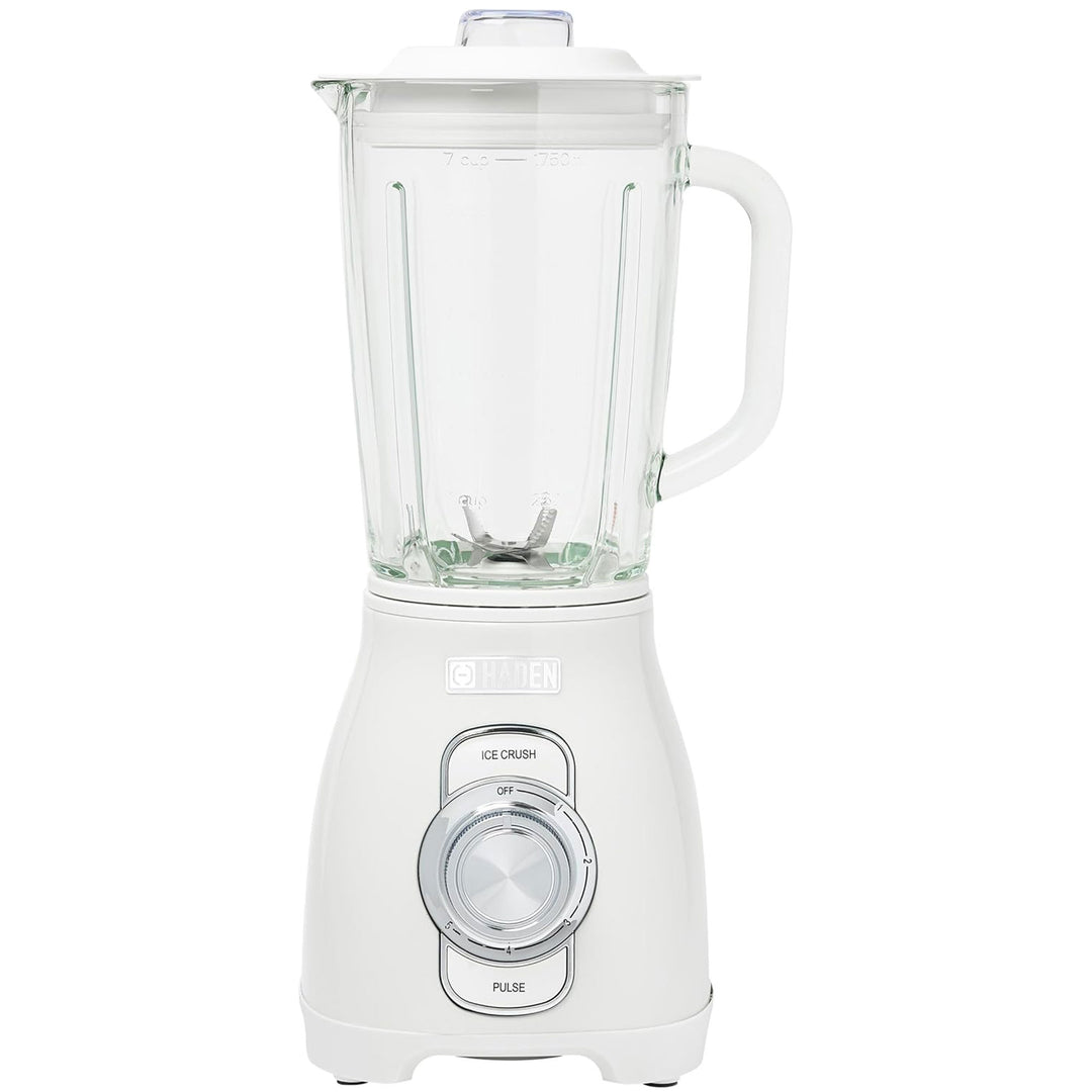 Haden Stainless 1.75 Liter Glass Jug 700W Motor Power Blender,Ivory/Chrome(Used)