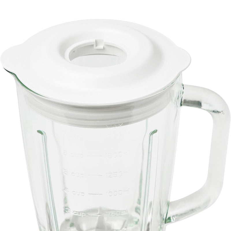 Haden Stainless 1.75L Glass 700W Motor Power Blender, Ivory/Chrome (Open Box)