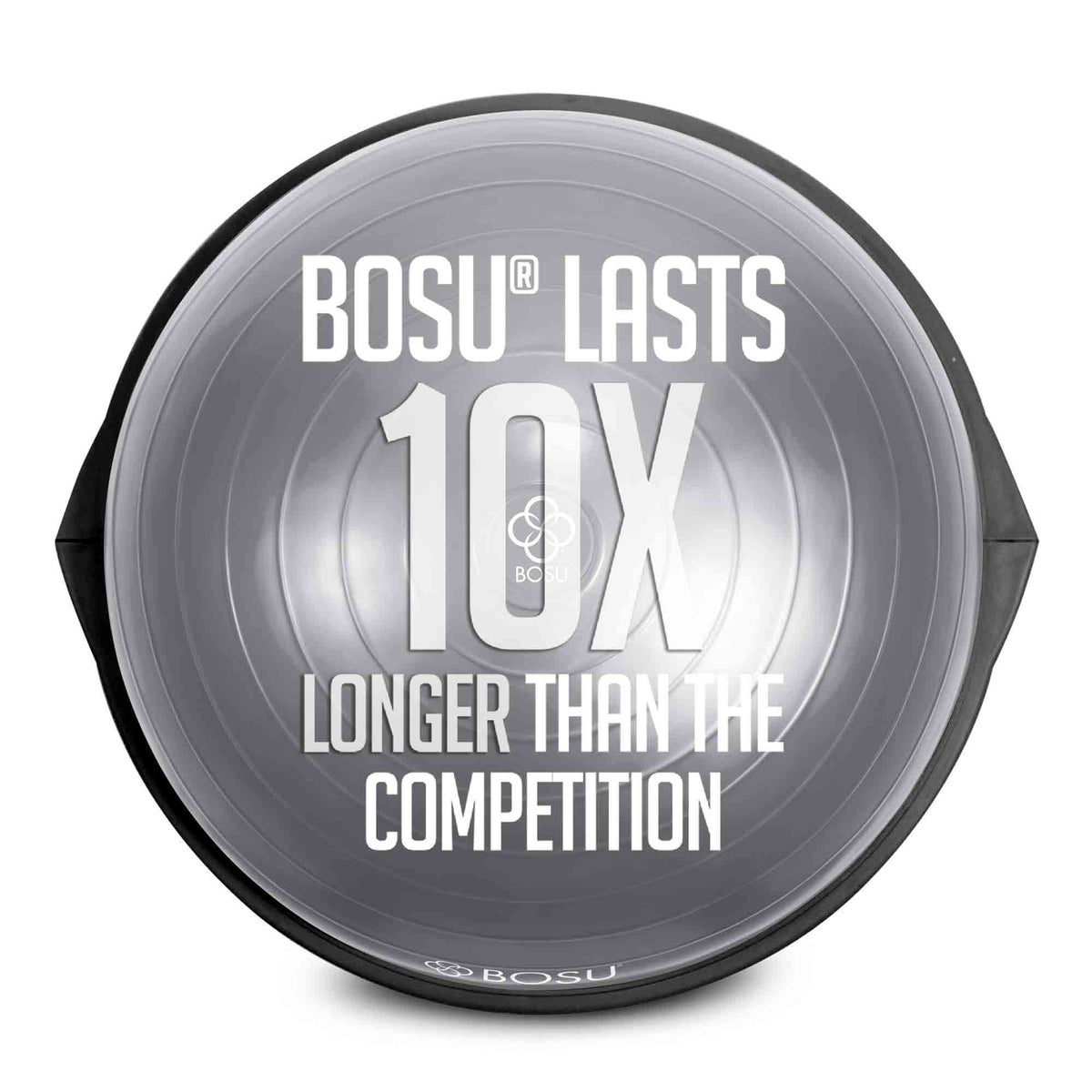 Bosu Home Gym The Original Balance Trainer with 25 Inch Diameter, Gray/Black