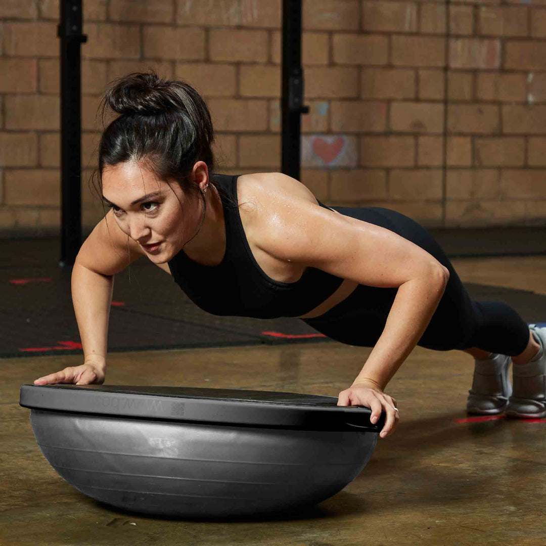 Bosu The Original Balance Trainer with 25 Inch Diameter, Gray/Black (Used) - VMInnovations