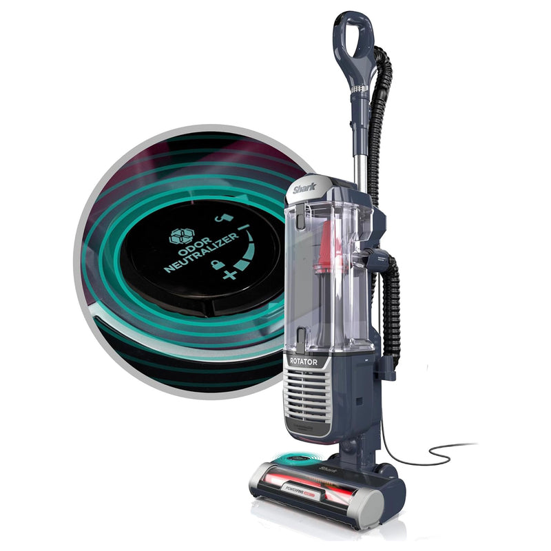 Shark Vacuum Cleaner Rotator Lightweight Bagless Pet Hair Navy, Renewed (Used)