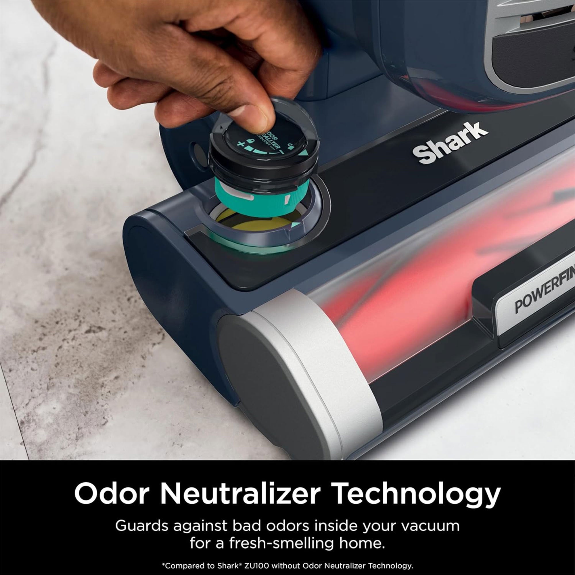 Shark Vacuum Cleaner Rotator Lightweight Bagless Upright Pet Hair Navy(Open Box) - VMInnovations