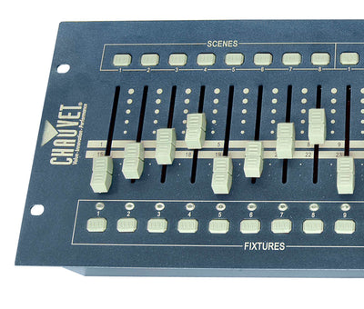 Chauvet DJ OBEY70 Obey 70 Lighting & Fog DMX-512 Controller and 10' & 25' Cables