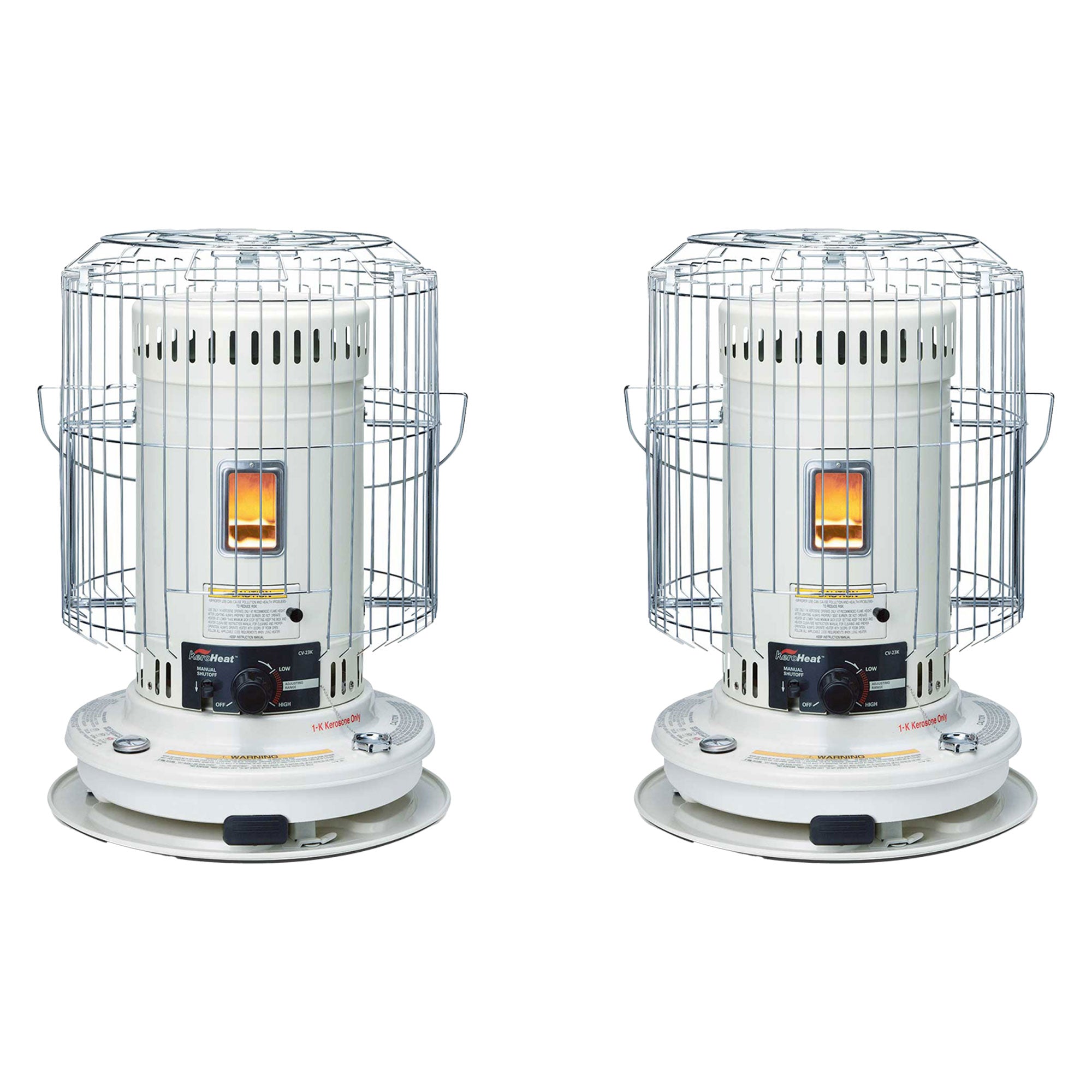 Sengoku KeroHeat 23,500 BTU Indoor Outdoor Convection Kerosene Heater, 2 Pack - VMInnovations