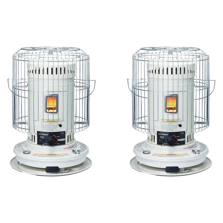 Sengoku KeroHeat 23,500 BTU Indoor Outdoor Convection Kerosene Heater, 2 Pack