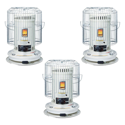 Sengoku KeroHeat 23,500 BTU Indoor Outdoor Convection Kerosene Heater, 3 Pack - VMInnovations
