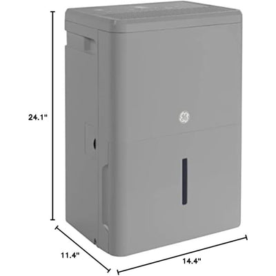 GE Energy Star Dehumidifier, for Rooms up to 4000 Sqft,Gray (Refurbished) (Used) - VMInnovations